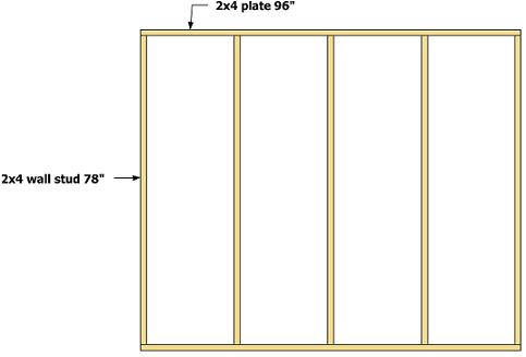 How to build a gable storage shed, pictures and step by 